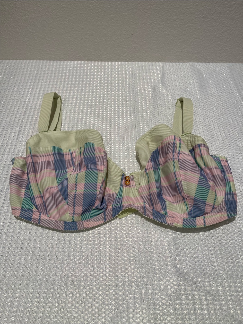 Freya Plaid Underwire Bra - NWOT - 34FF (USA/UK)